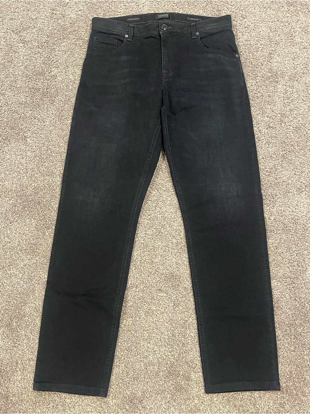 Alberto Luxury T400 Men’s Jeans W33 L32 Modern Fit Black Stretch Pants